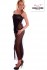 Sexy dlouhá noční košilka Elegant - Černá